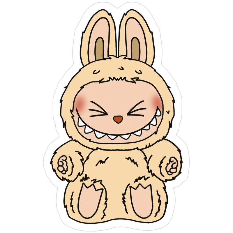 Hình Labubu sticker rõ nét đẹp