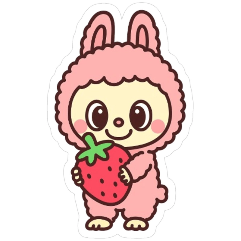 Hình Labubu sticker rõ nét