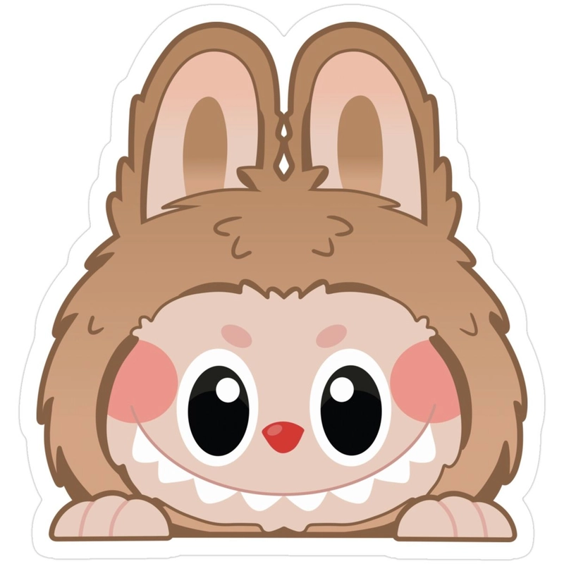 Hình Labubu sticker sinh động