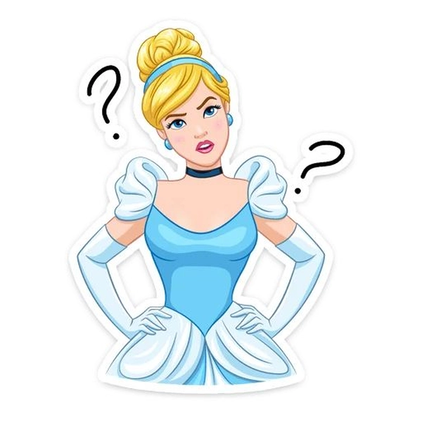 Hình dán sticker công chúa dễ thương cho bạn gái