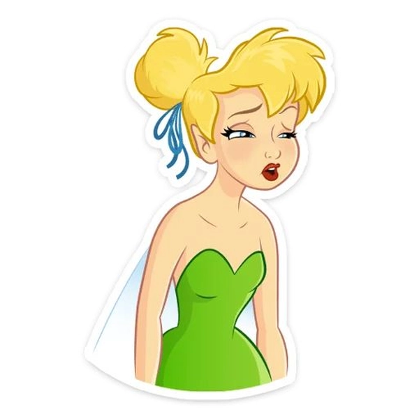 Hình dán sticker công chúa phong cách hoạt hình