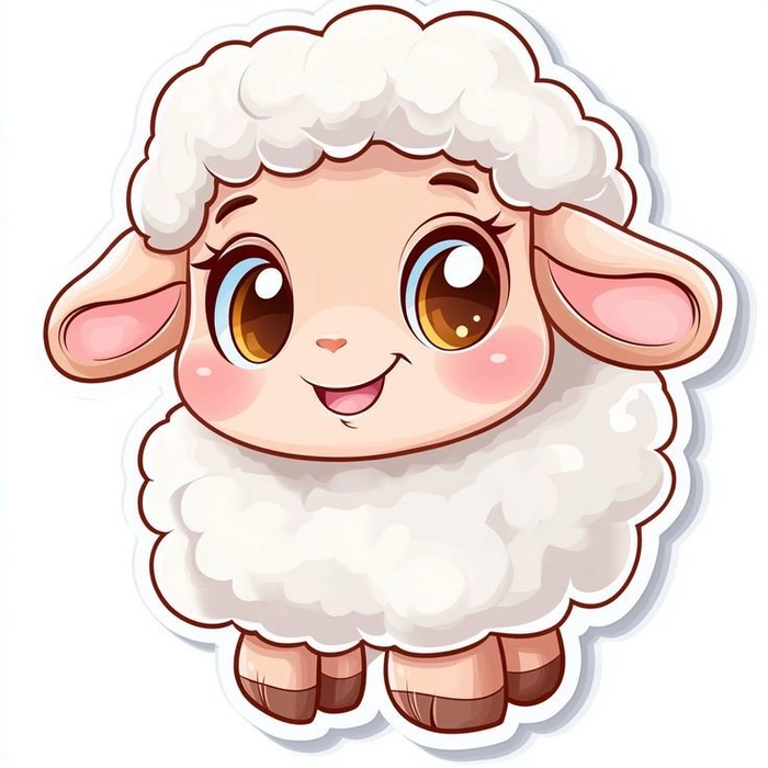 Hình sticker con vật cute được yêu thích hiện nay