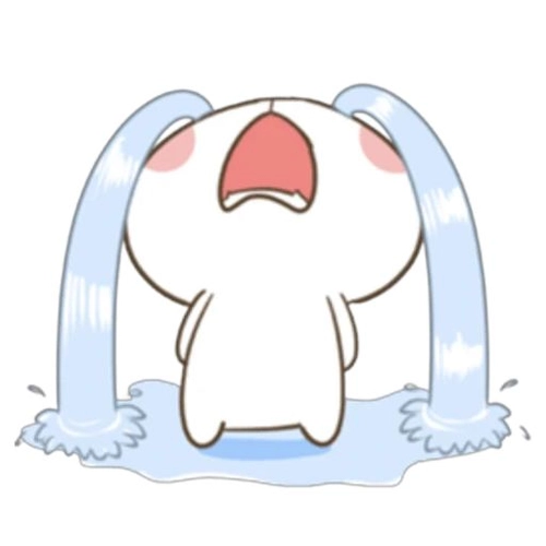 Hình sticker thỏ cute sinh động xinh