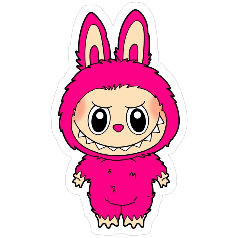 Labubu sticker dễ thương độc đáo