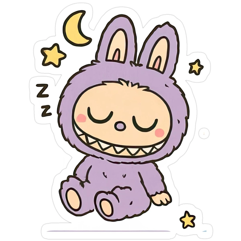 Labubu sticker full cảm xúc