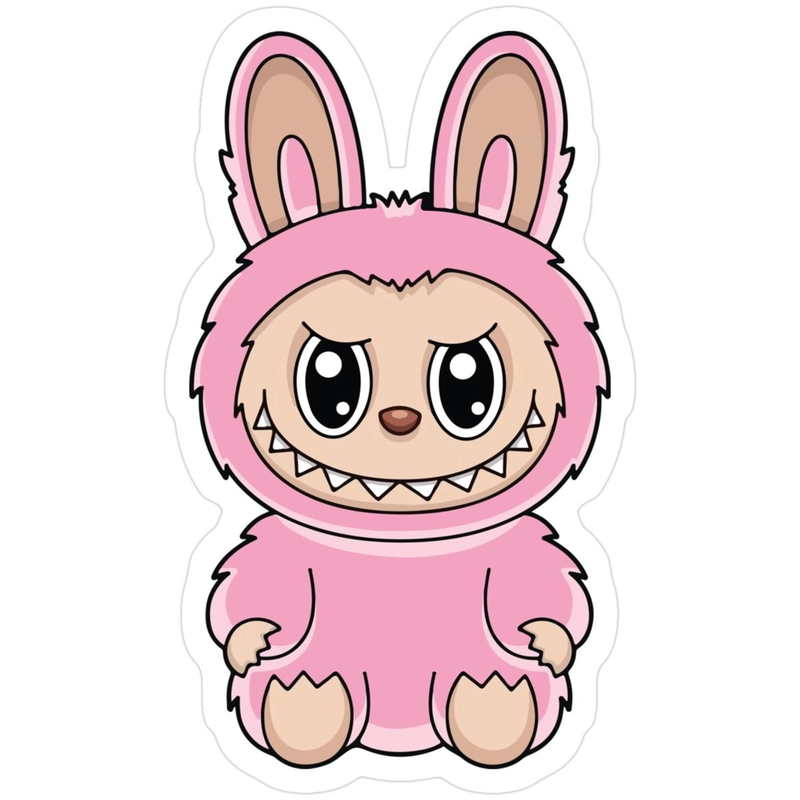 Labubu sticker ngộ nghĩnh vui nhộn