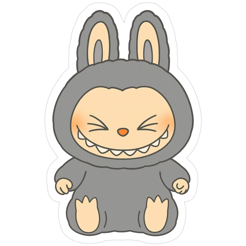 Labubu sticker sinh động đáng yêu
