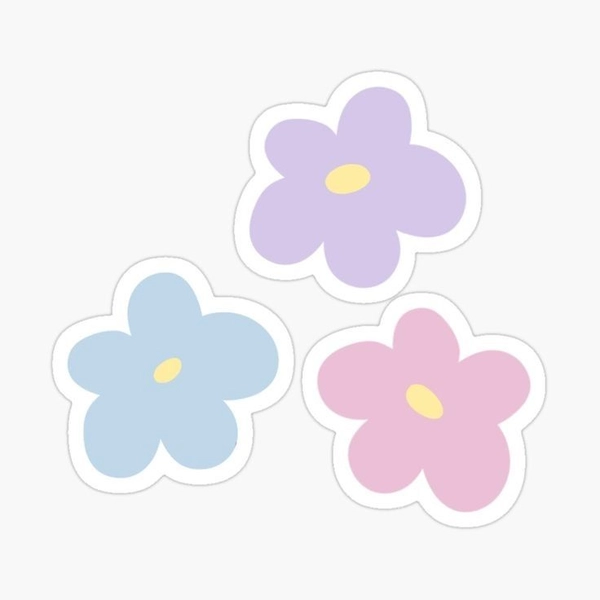 Nhãn dán sticker bông hoa nghệ thuật