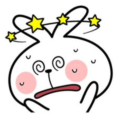 Nhãn dán thỏ béo cute dễ tải