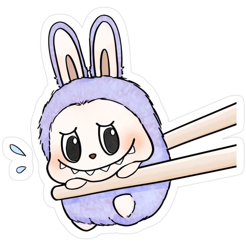 Sticker Labubu cute dễ thương