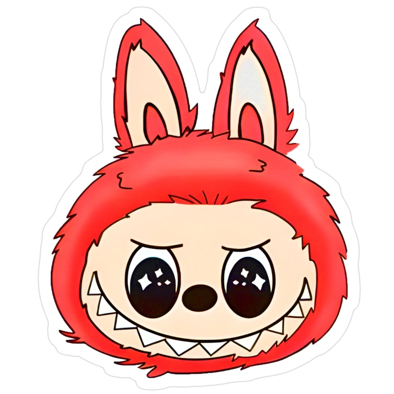 Sticker Labubu cute dùng hằng ngày
