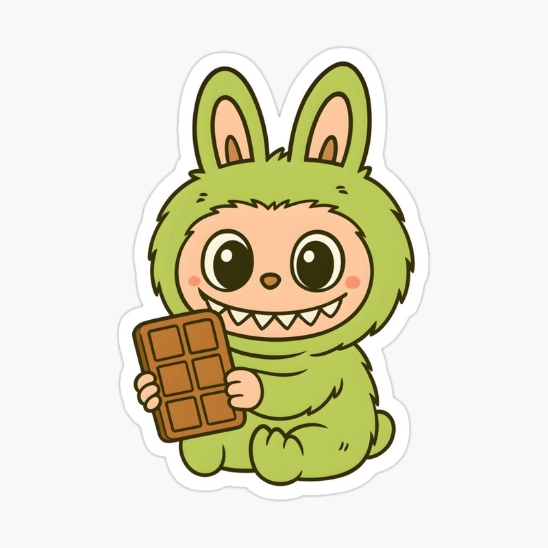 Sticker Labubu cute full bộ