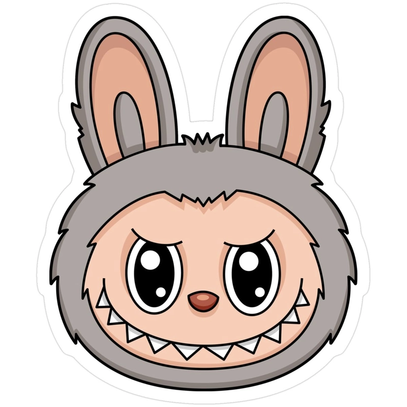 Sticker Labubu cute phong cách trẻ