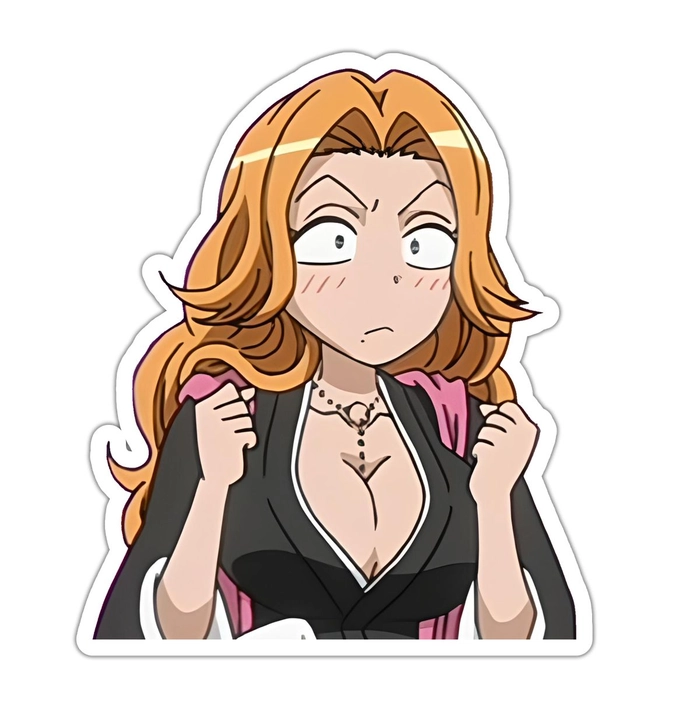 Sticker anime girl dễ thương