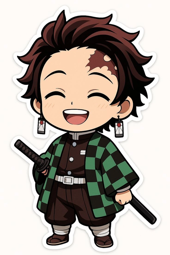 Sticker anime nữ phong cách nhẹ nhàng