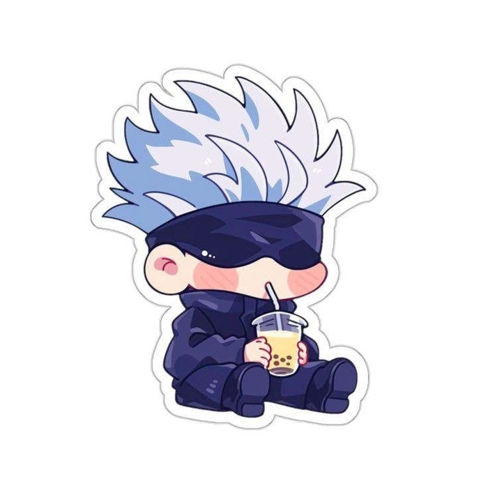 Sticker anime nữ xinh xắn