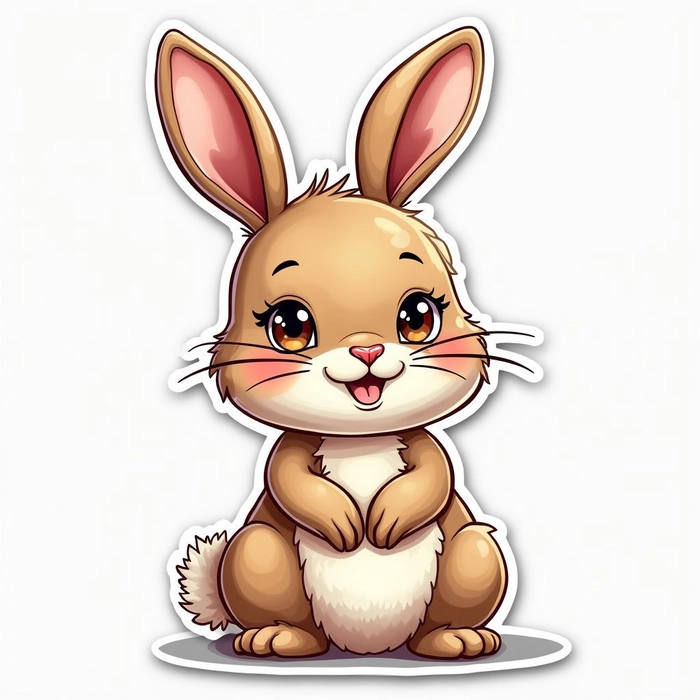 Sticker con vật cute dành cho người yêu động vật