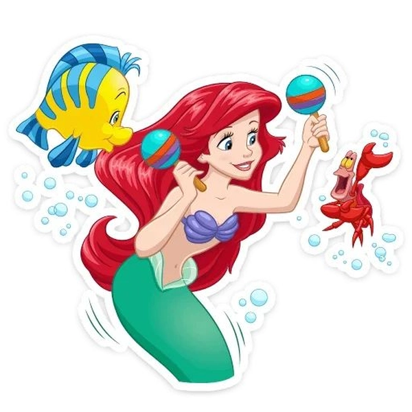 Sticker công chúa cute dùng khi chat mỗi ngày