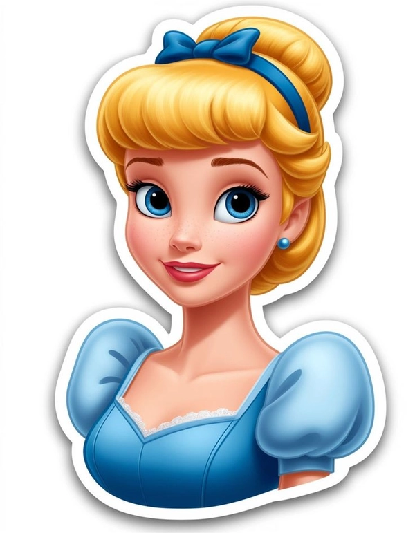 Sticker công chúa đáng yêu cho hội bạn thân