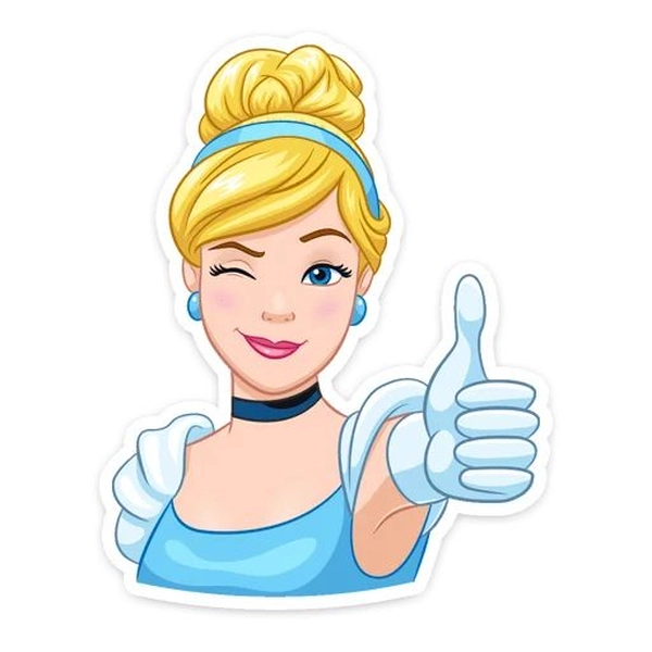 Sticker công chúa dễ thương cho cuộc trò chuyện