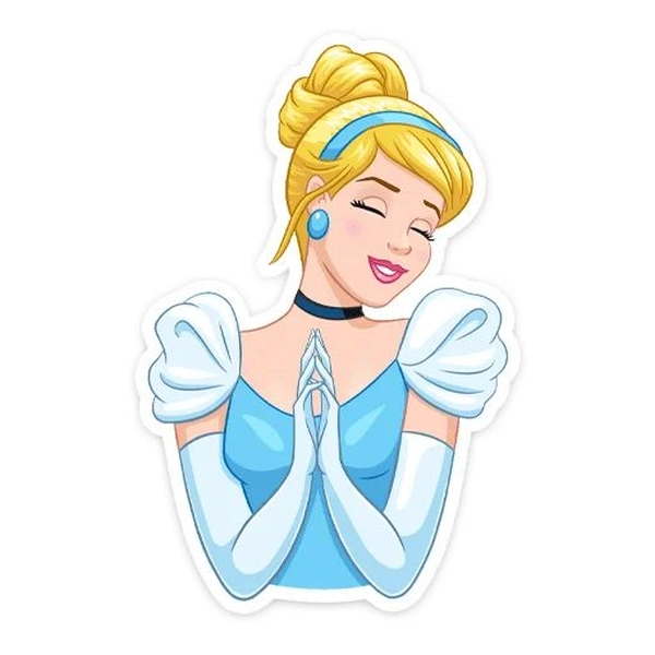 Sticker công chúa dễ thương dùng làm avatar