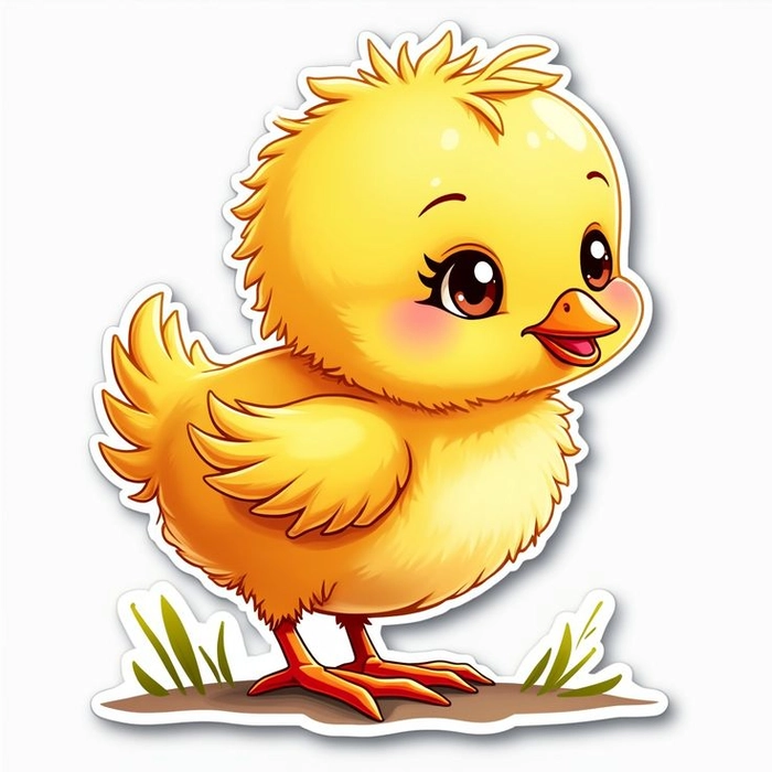 Sticker hình con vật cute đa dạng phong cách