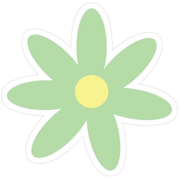 Sticker hoa phong cách nhẹ nhàng