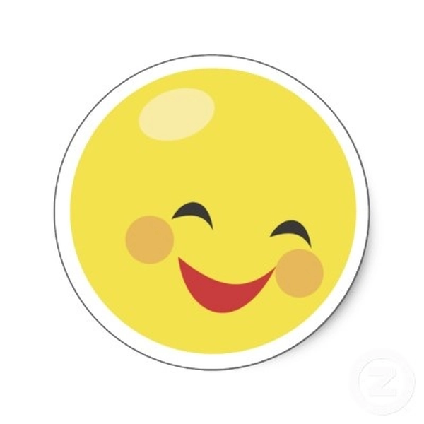 Sticker mặt cười dễ thương pastel