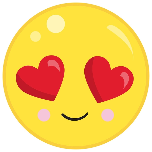 Sticker mặt cười dễ thương xinh xắn