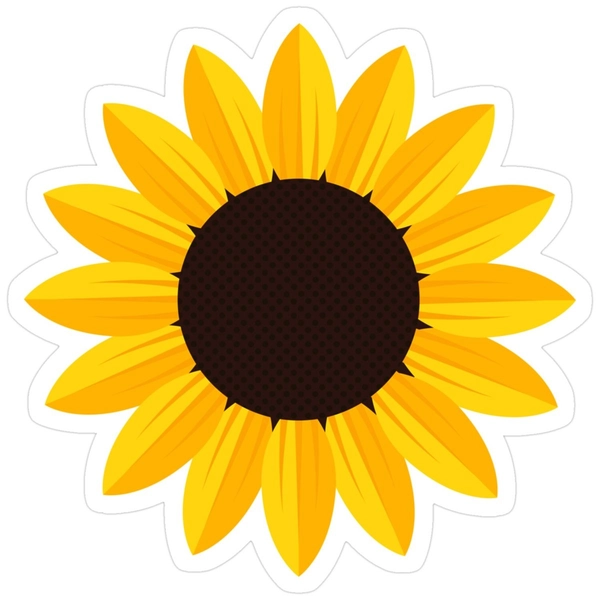 Sticker tặng hoa lãng mạn nhẹ