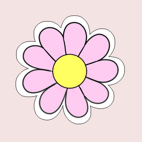 Sticker tặng hoa lãng mạn