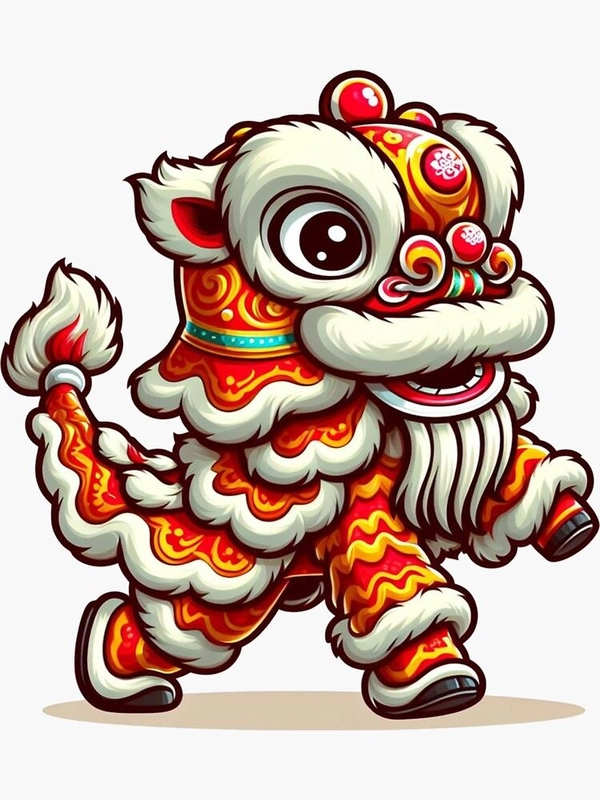 Sticker trang trí Tết phổ biến trên mạng