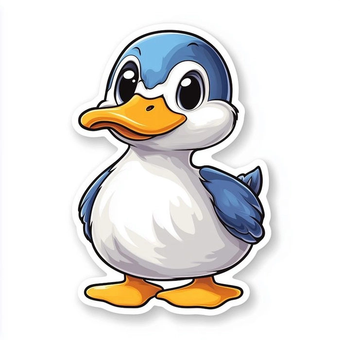 Sticker vẽ con vật chibi cute đáng yêu và sinh động