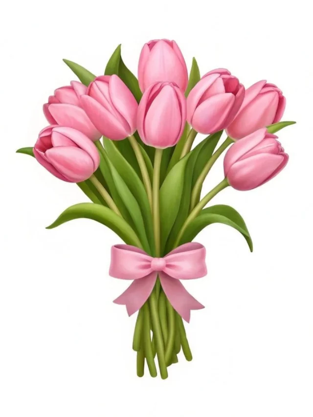 Nhãn dán sticker bông hoa xinh