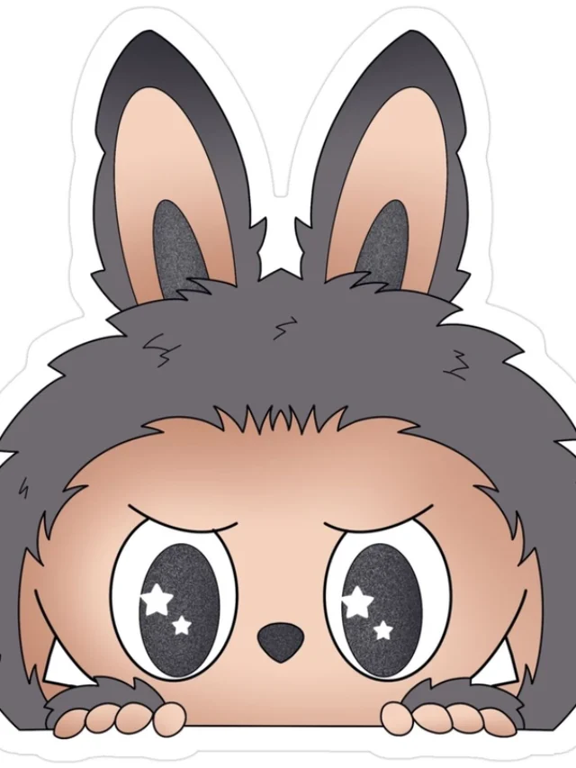 Sticker Labubu cá tính dễ thương