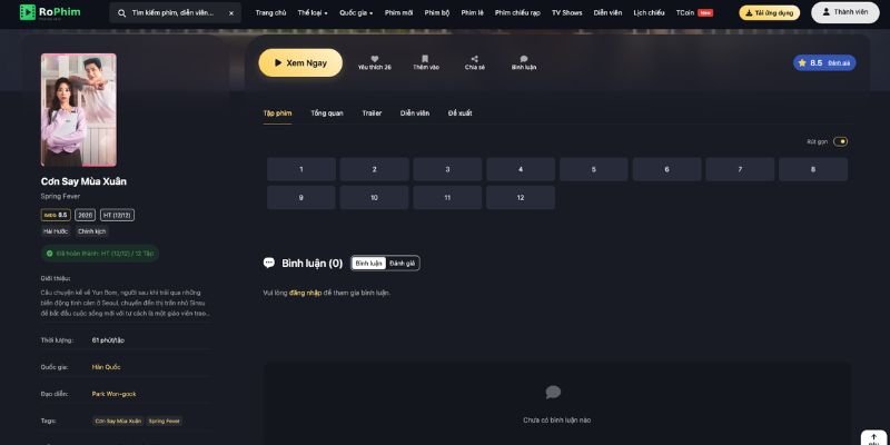 rohim trai nghiem phim free truy cap gon le khong can account