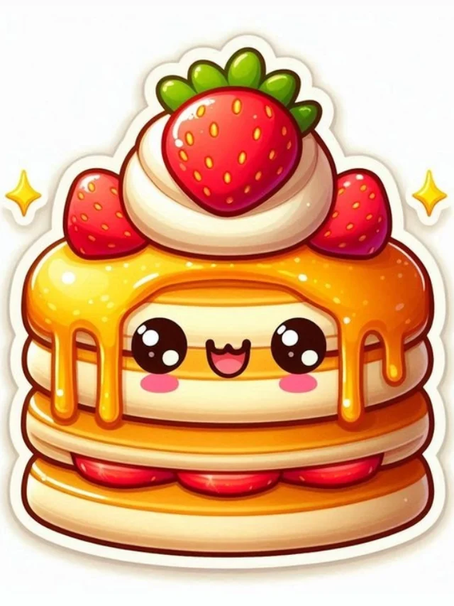 Sticker đồ ăn vặt cute trẻ trung