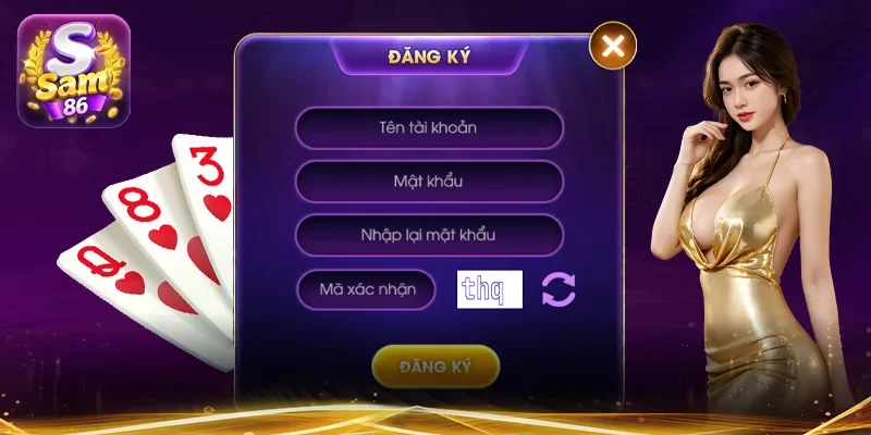 Giao diện đăng nhập Sam86 trực quan và thuận tiện trên nhiều thiết bị