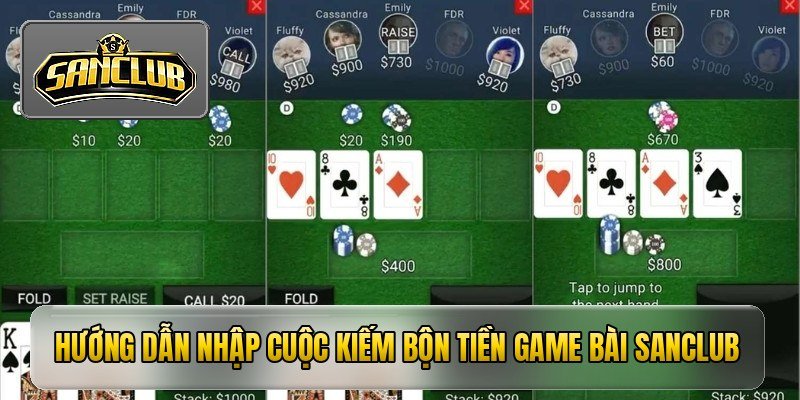 huong dan nhap cuoc kiem bon tien game bai sanclub